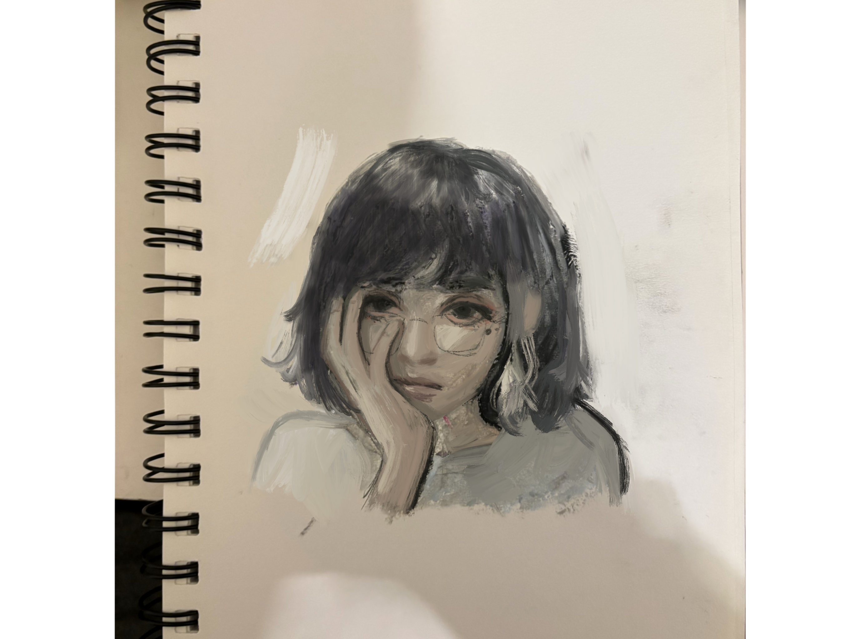 Main Character Journal Sketch